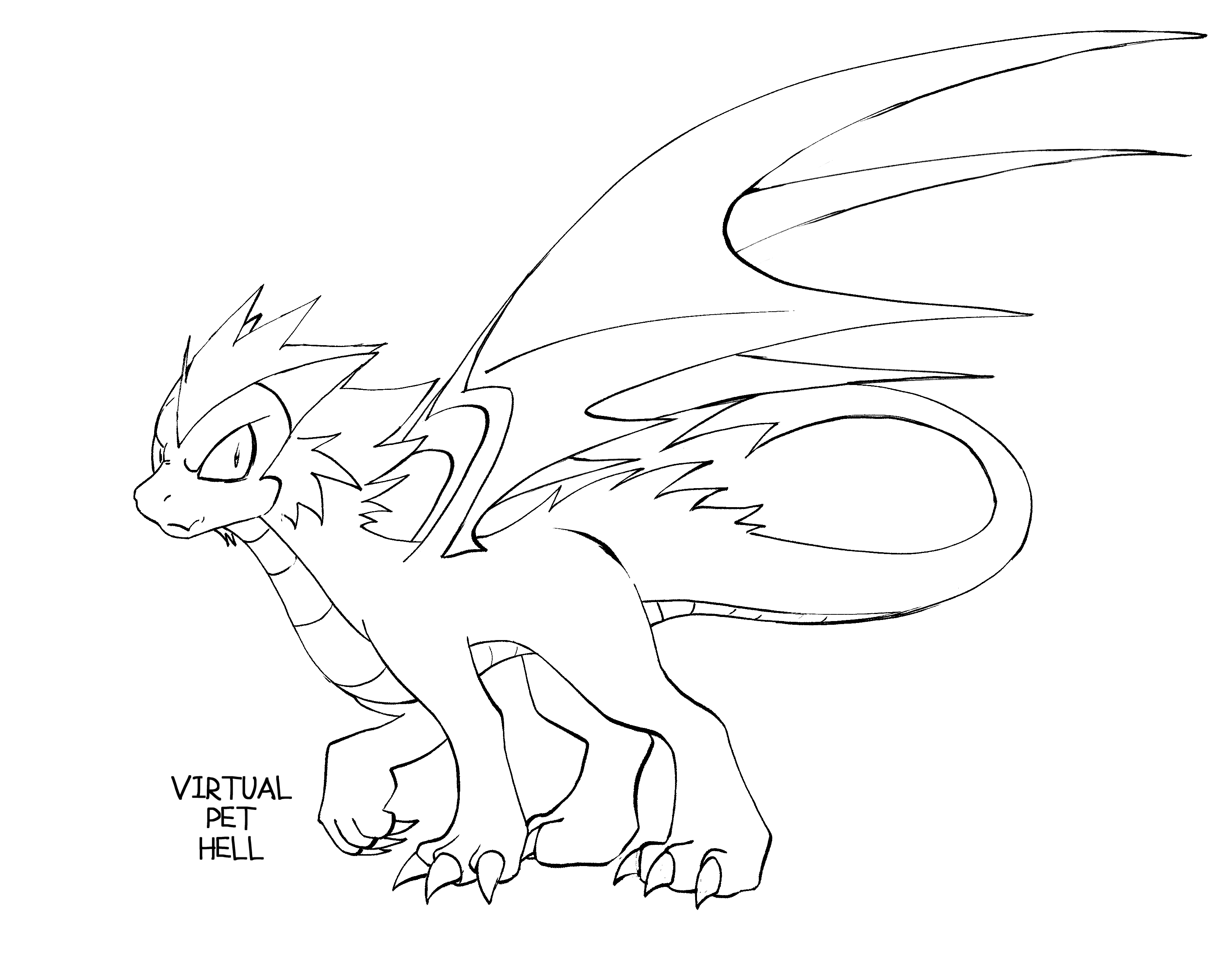 vegeta dragon au ref sketch